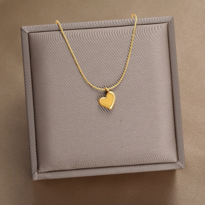 Wholesale Fade-Resistant Sweater Chain — Niche,  Light Luxury  and Sophisticated Titanium Steel Necklace