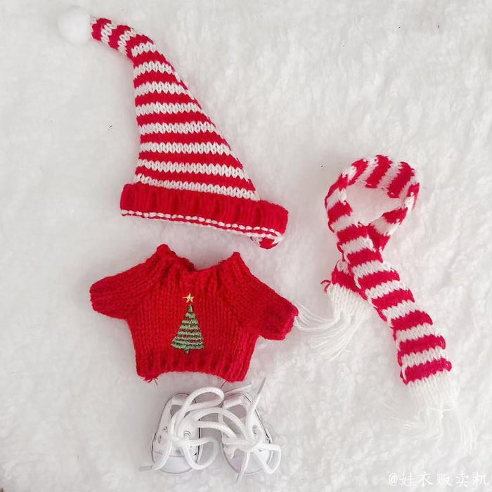 Wholesale Clothing accessories pendant baby clothes Christmas hat f set winter sweater