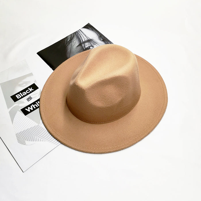 Wholesale Woolen top hat, retro light plate felt hat