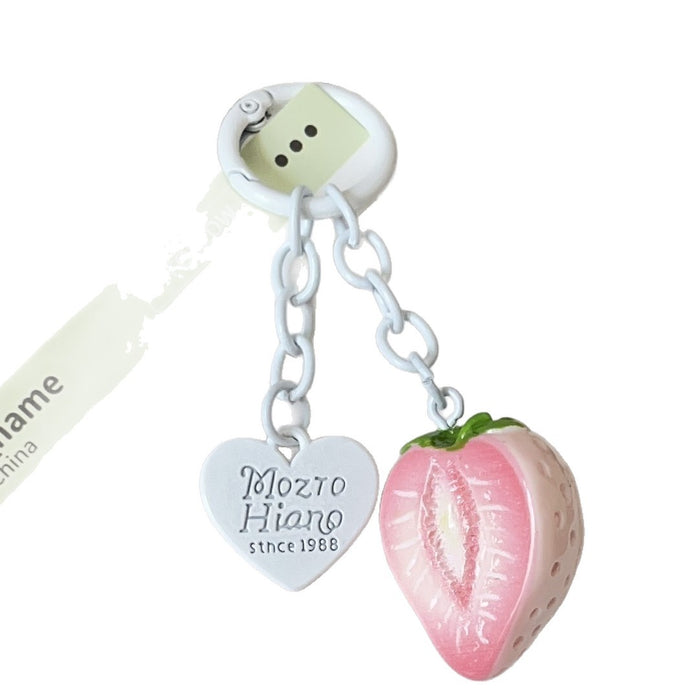 Wholesale Sweet Simulated Strawberry Keychain