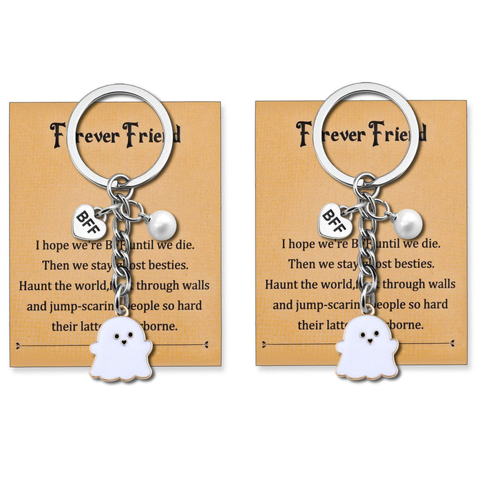 Wholesale Alloy Ghost Keychain  Dark Style Car Key Accessory Gift MOQ:2