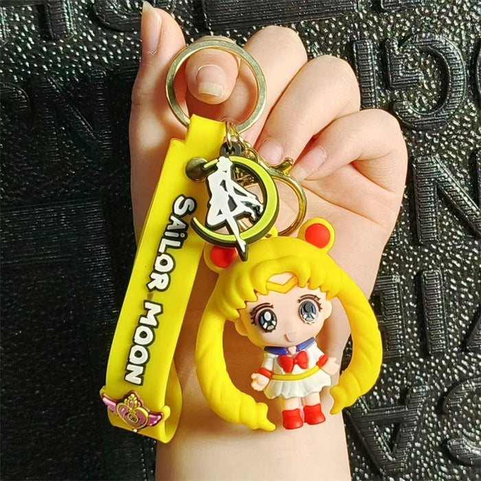 Wholesale Cartoon Silicone Doll Keychain JDC-KC-HaoXi013