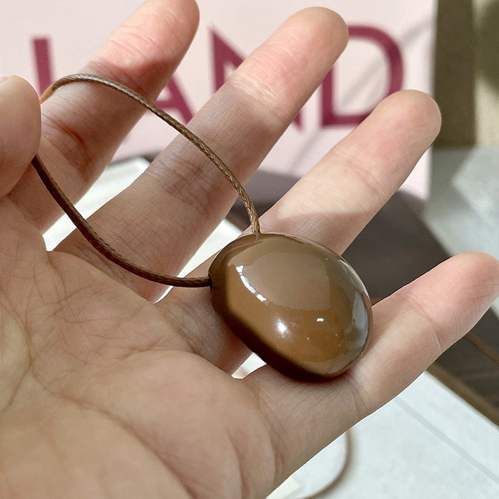 Wholesale Fashionable and versatile long necklace, sweatshirt chain, high-end feeling, collarbone chain