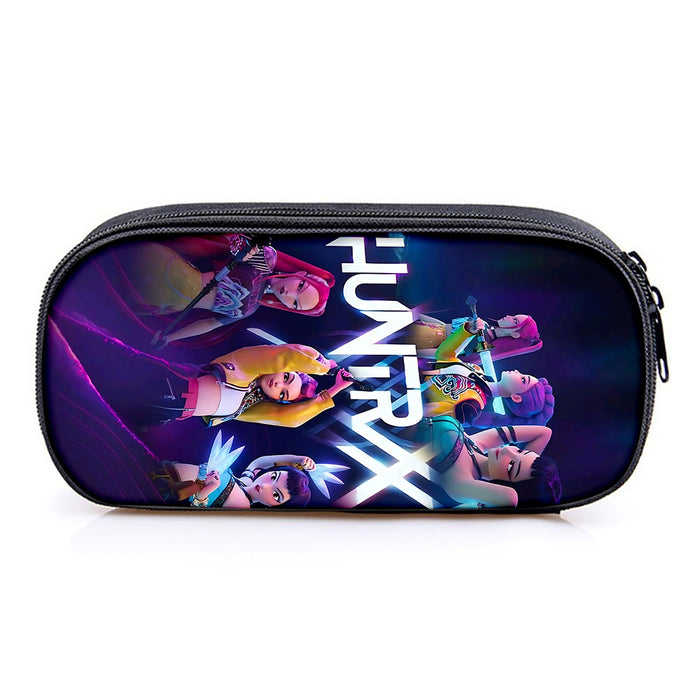 Wholesale K-POP Printed pencil case,  primary and secondary school stationery bag