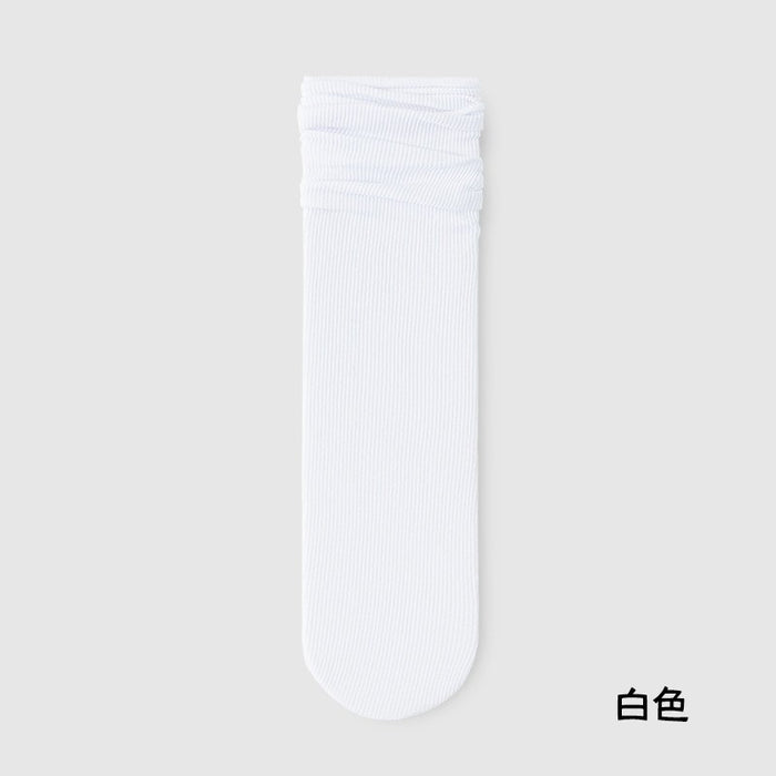 Wholesale Socks made of pure cotton, stacked socks, sweat absorbing and odor proof, mid length socks, socks