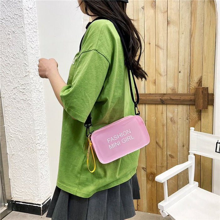 Wholesale New Small Bag Transparent Handheld Shoulder Cross Shoulder Chain Bag