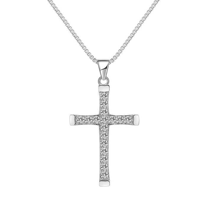 Wholesale Pendant Niche Design  Street Hip Hop Cross Necklace