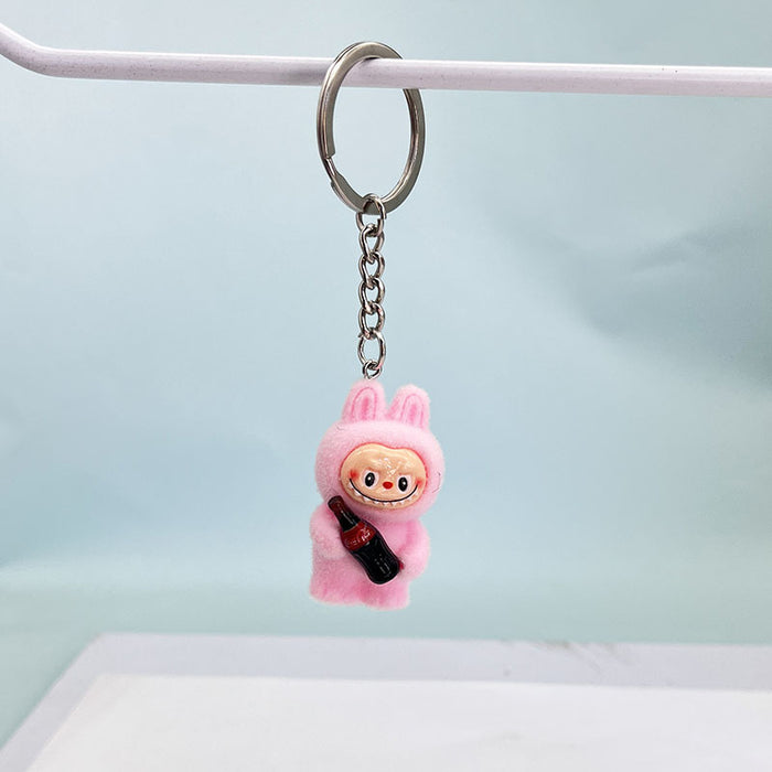Wholesale Plush Coke Bottle Keychain Pendant Accessories Car Desktop Small Ornament