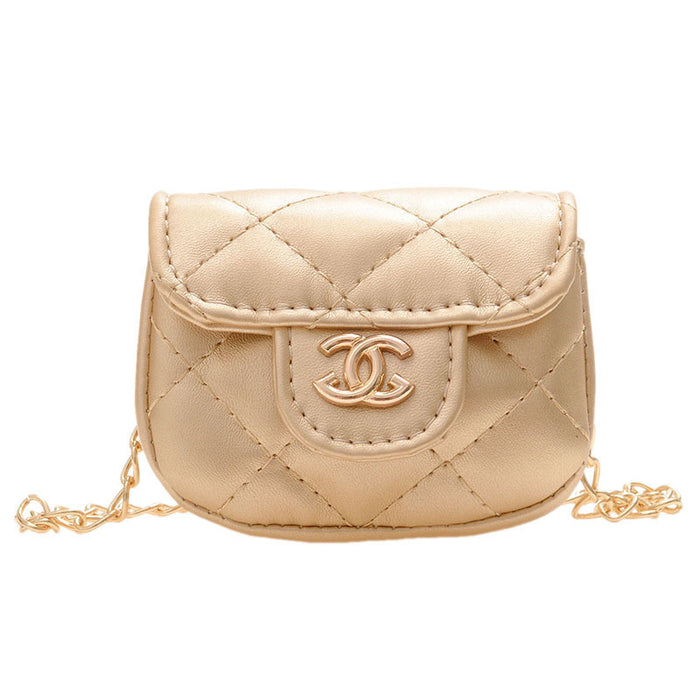 Wholesale Mini chain diamond grid diagonal small square bag, cute bag