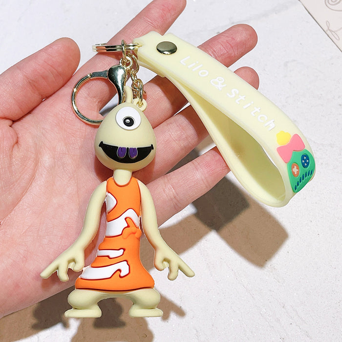 Wholesale Cartoon Silicone Doll Keychain JDC-KC-QiChao025