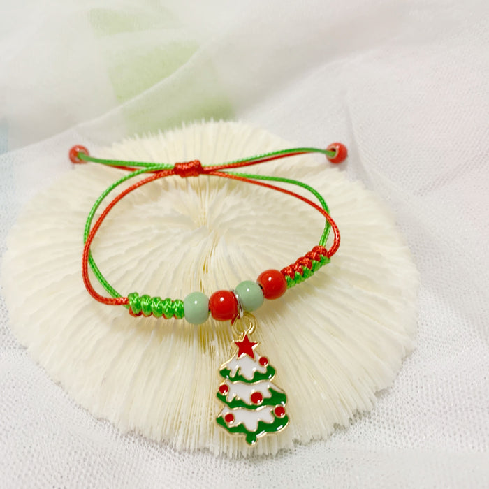 Wholesale Christmas cartoon bracelet  Christmas tree donuts deer a variety of optional manufacturers