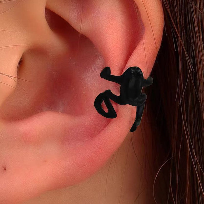 Wholesale frog ear clip women's cartoon animal earrings