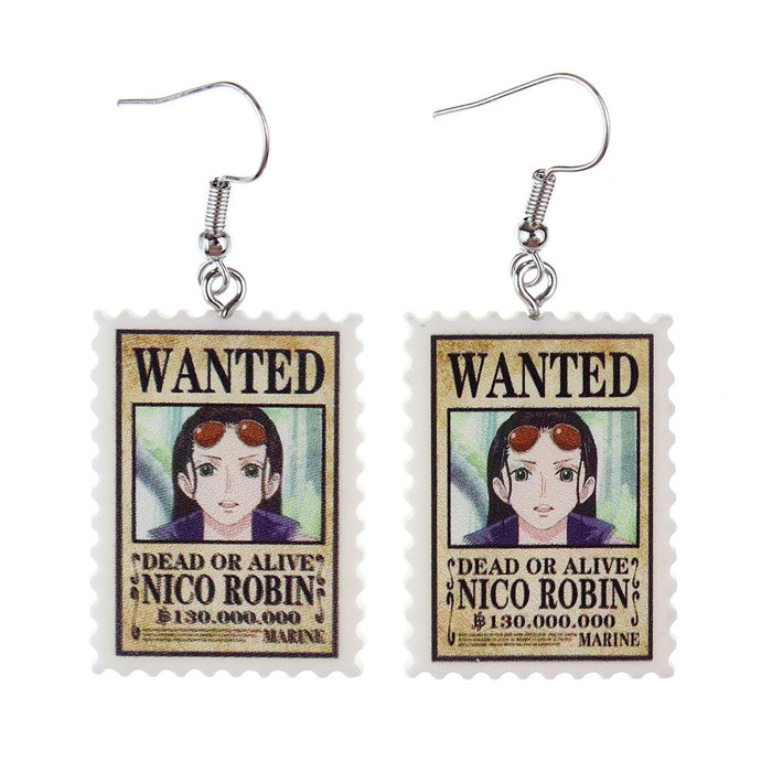 Wholesale Fake Stamp Earrings JDC-NS-NiQing009