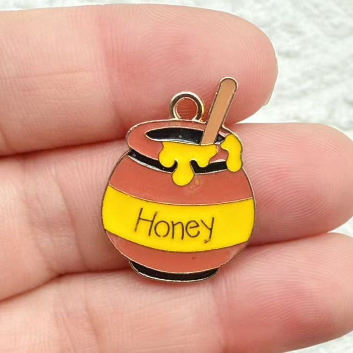 Wholesale Cute cartoon-style enamel alloy DIY pendant
