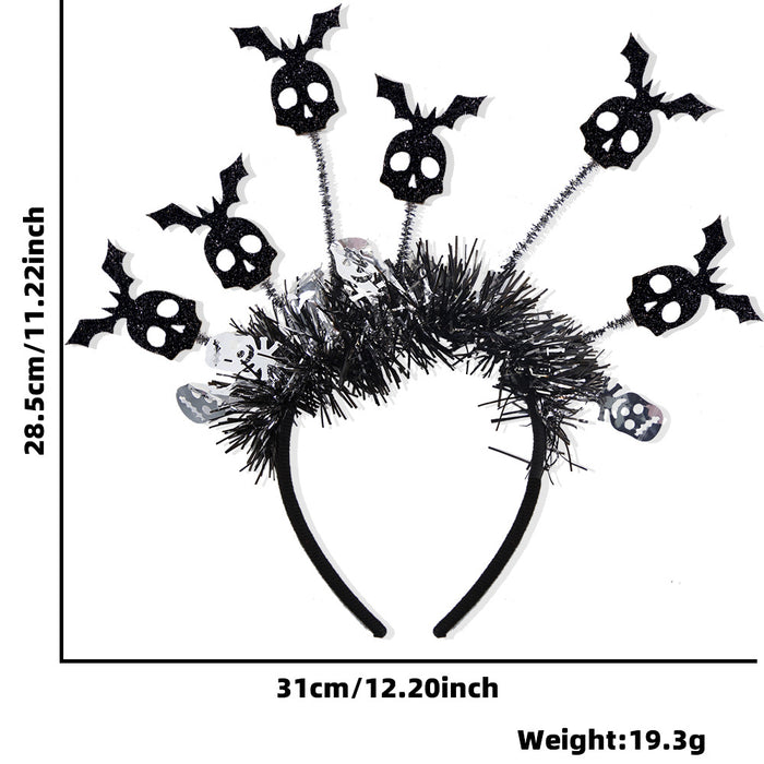 Wholesale  Headband Pumpkin  Top Headband  Party Decoration Funny Radiation Colorful Strip Headdress