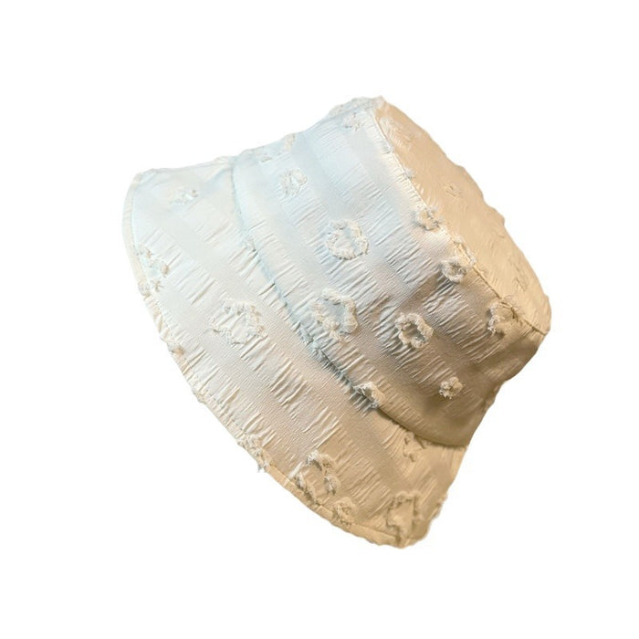 Wholesale wide brim fisherman hat women's  basin hat sun protection sun protection hat fashion