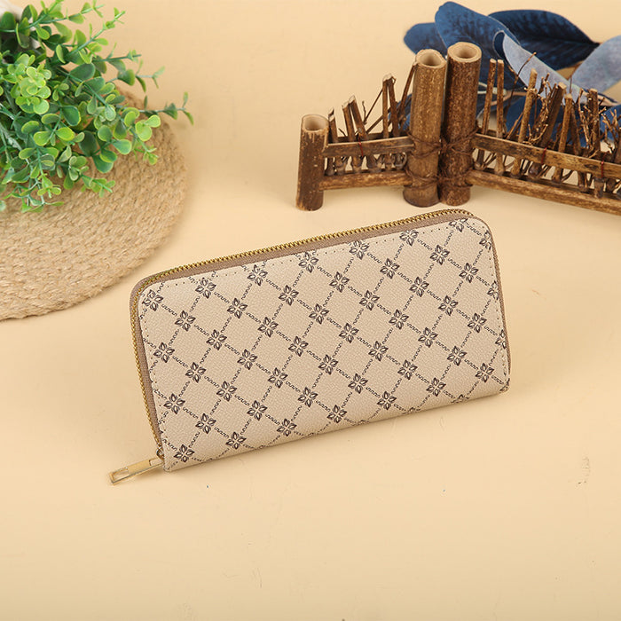 Wholesale Large Capacity Zipper PU Wallet JDC-WT-HNG008