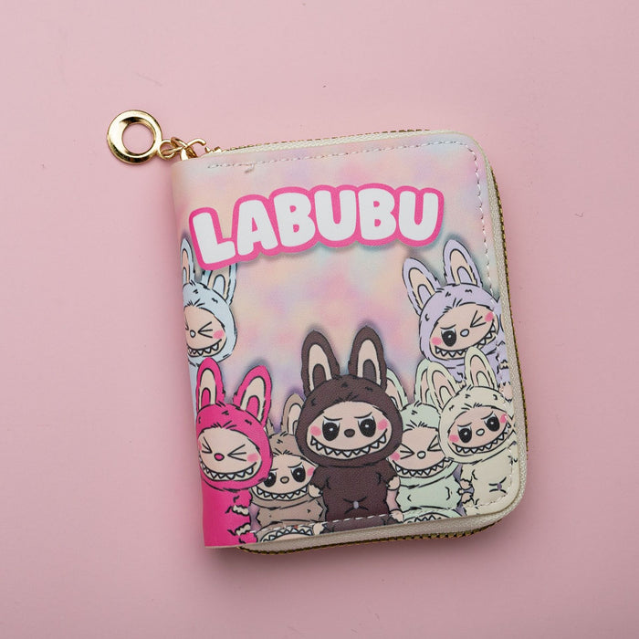 Wholesale Cute Cartoon Print Short Kids Wallet