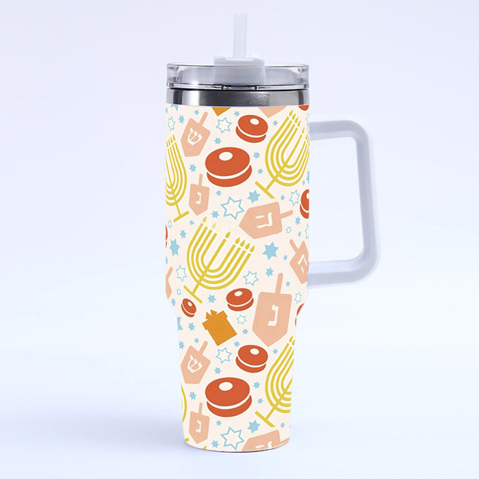 Wholesale 40oz Hanukkah Stainless Steel Thermos Cup