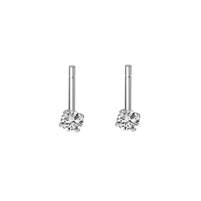 Wholesale Sterling silver needle small earrings for women, high-end, no-removal ear bone ear stick earrings