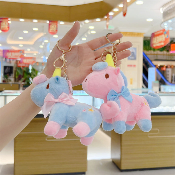 Wholesale Unicorn doll rainbow pony plush toy doll