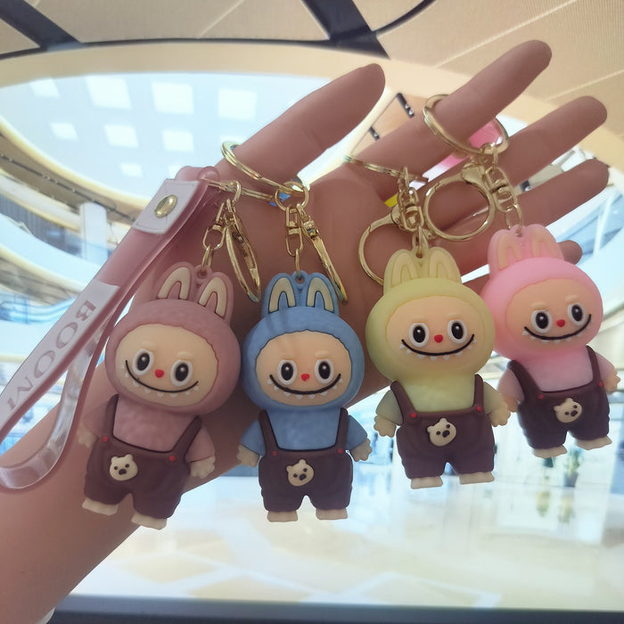 Wholesale Cartoon keychain pendant, couple's bag decoration, exquisite car keychain, cute small gift wholesale
