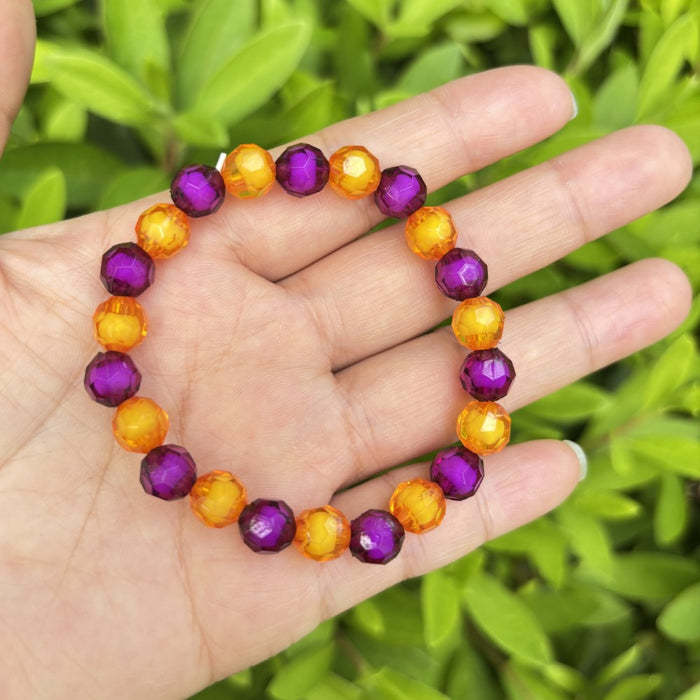 Wholesale Children's Bracelet Colored Acrylic Beads Girls' Plastic Pearl Bead Cartoon Pendant Bracelet