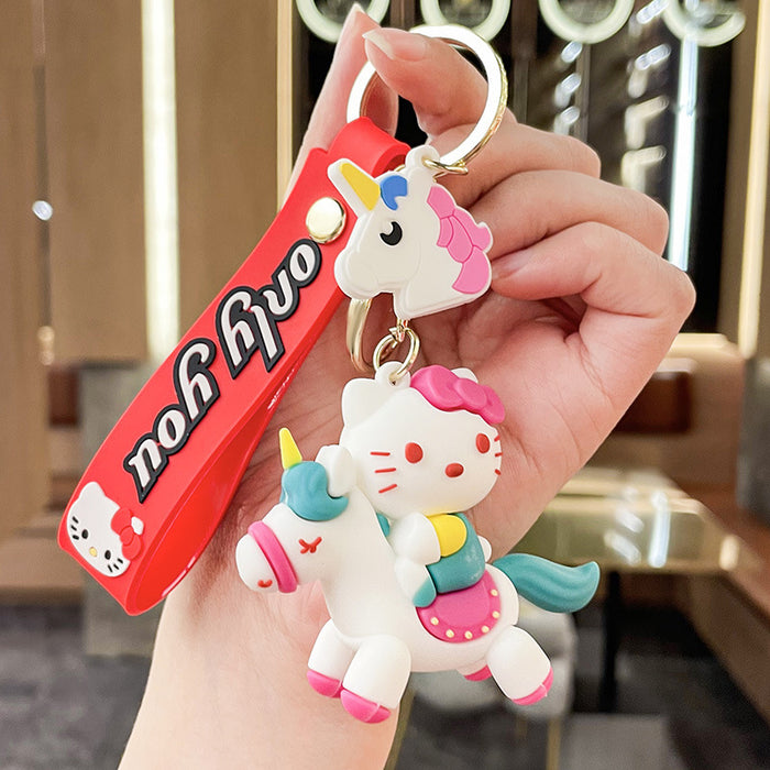 Wholesale Silicone Cartoon Doll Keychain JDC-KC-MingT156