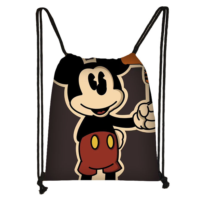 Wholesale Outdoor Portable Cute Cartoon Printed Drawstring Bag JDC-BP-Changs005