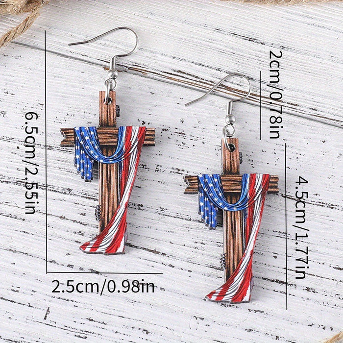 Wholesale New Cross Acrylic Flat Earrings and Accessories