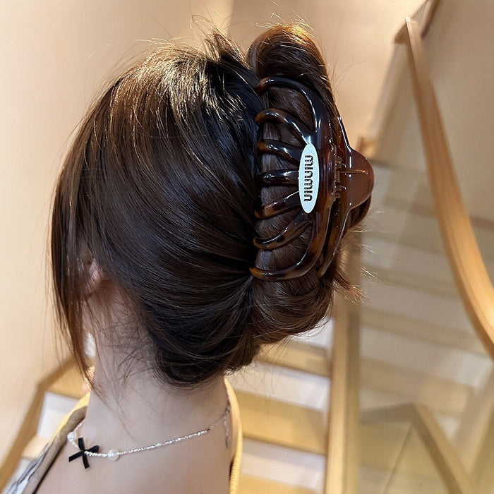 Wholesale Pumpkin Oval Hairpin Clip Hair Grab Hair Shark Clip Hair Accessories