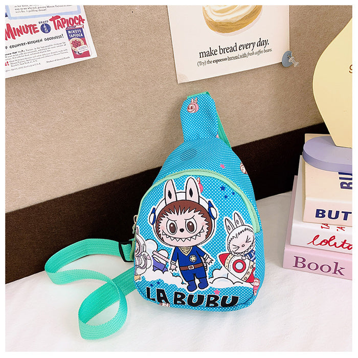 Wholesale Children' s Chest Bag  Cartoon Nylon One-Shoulder Slant