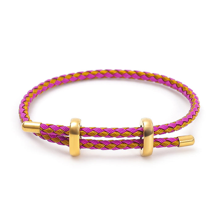 Wholesale 8-Shaped Buckle Wire Rope Bracelet