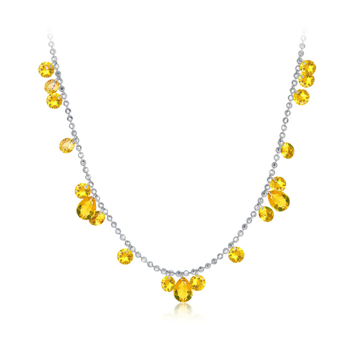 Wholesale Silver collarbone chain zircon necklace