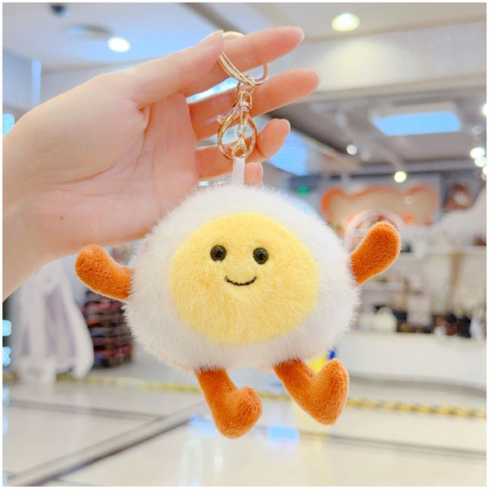 Wholesale  Cute Egg Doll Plush Pendant Toy Bag Keychain