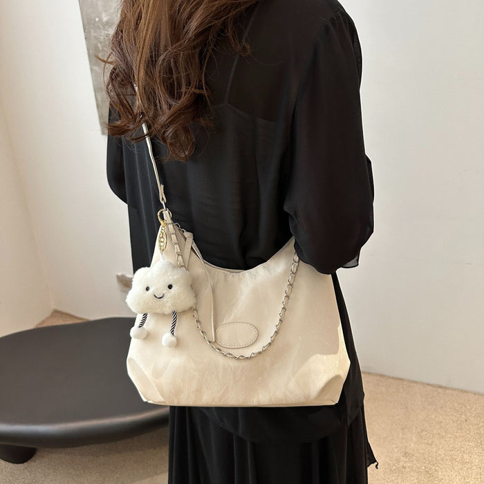 Wholesale Fashion shoulder bag, crossbody bag, simple and casual soft surface, large capacity commuting bag