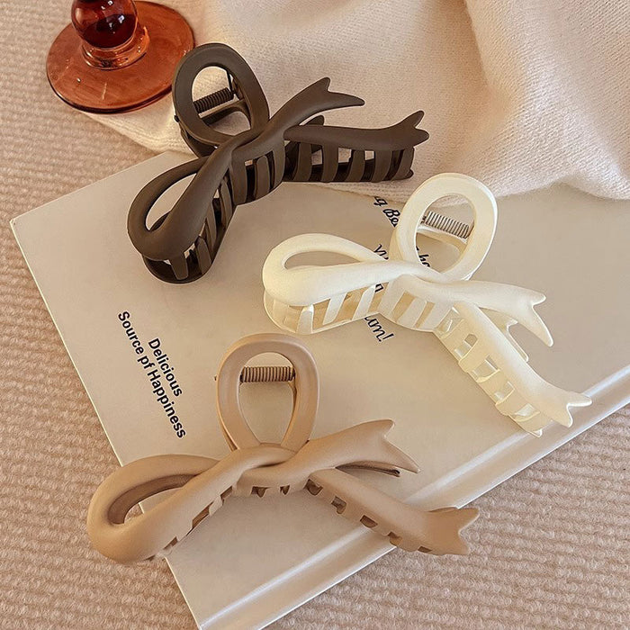 Wholesale Ribbon Bow Grab Clip Large Shark Clip Children's Head Disc Hairpin Hairpin Headwear Premium Sense