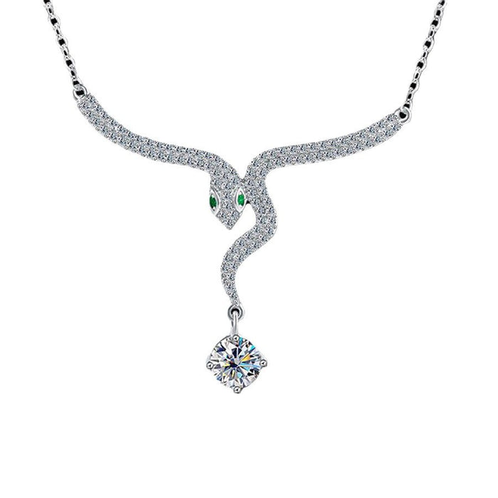 Wholesale Zircon necklace new niche design titanium steel non fading collarbone chain