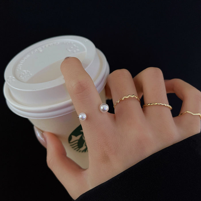 Wholesale Stylish Geometric Ring