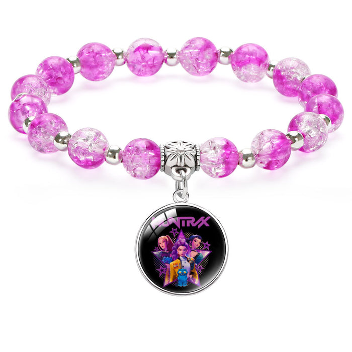 Wholesale KPOP Beaded Pendant Bracelet