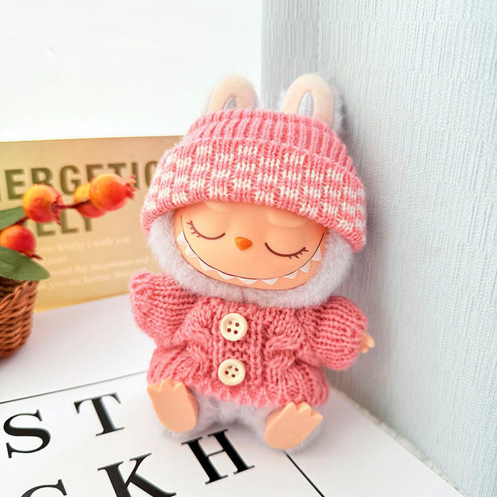 Wholesale Keychain  Clothes Pendant  Doll Bear Label Hat Sweater Suit