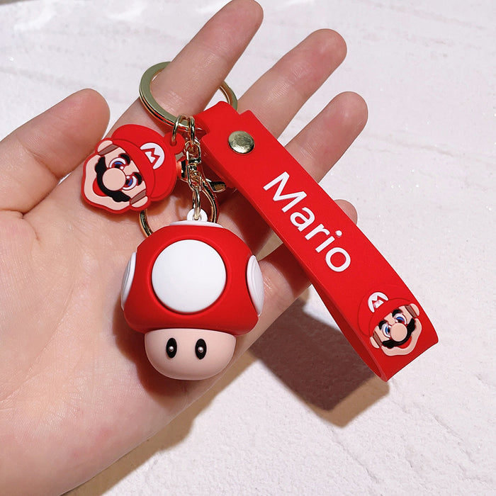 Wholesale Cartoon Anime PVC Keychain Cute Couple Car Pendant Bag Pendant
