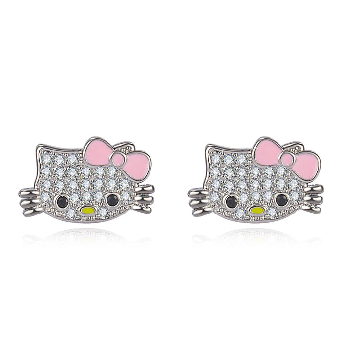 Wholesale  kit Cat Pink Ring Cat Cartoon Opening Adjustment Ring