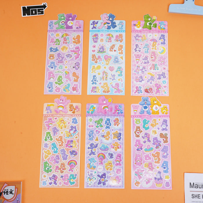 Wholesale Colorful and cute cartoon laser stickers