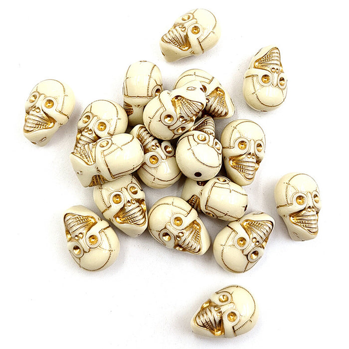 Wholesale Acrylic Skull Loose Beads – DIY Phone Keychain Car Charms