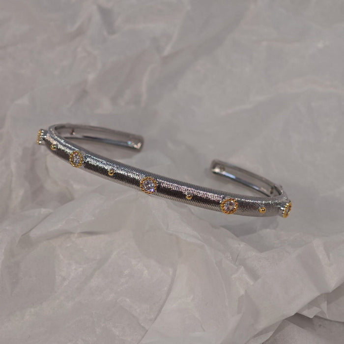 Wholesale Openwork four-leaf clover diamond bracelet rings set