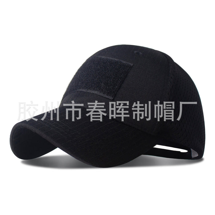 Wholesale New camouflage baseball cap, military fan sun hat, grid duckbill cap, python patterned military training cap