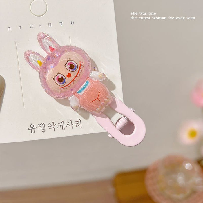 Wholesale hairpin children' s cute sweet side hairpin girly forehead bangs duckbill clip