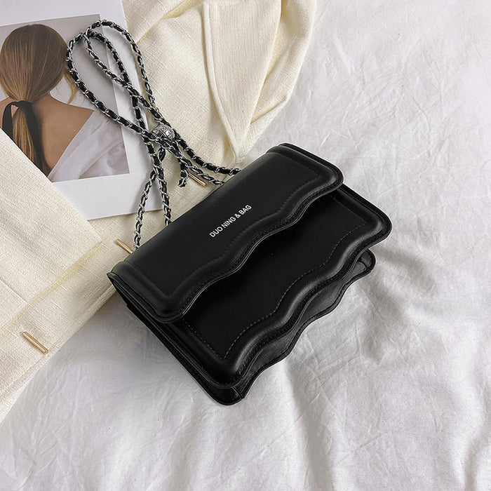 Wholesale Simple PU Chain Shoulder Crossbody Small Square Bag JDC-SD-MingShuo006