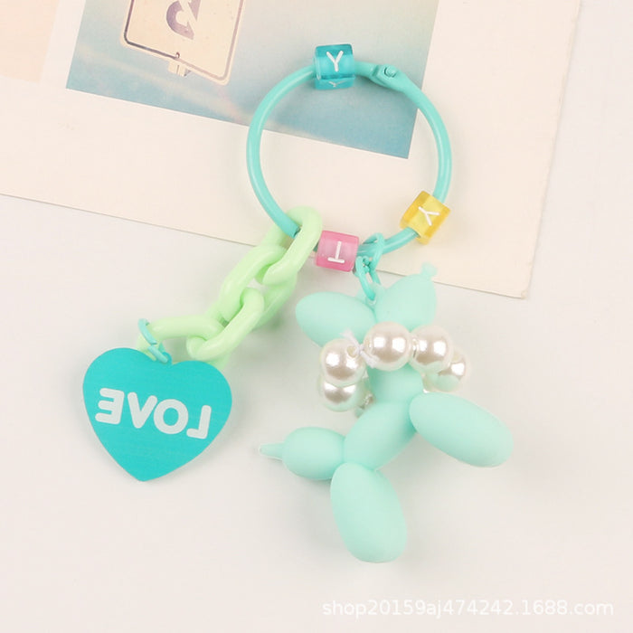 Wholesale  Car Keychain Pendant  Opening Ring Chain Love Accessories  Women's Bag Decoration